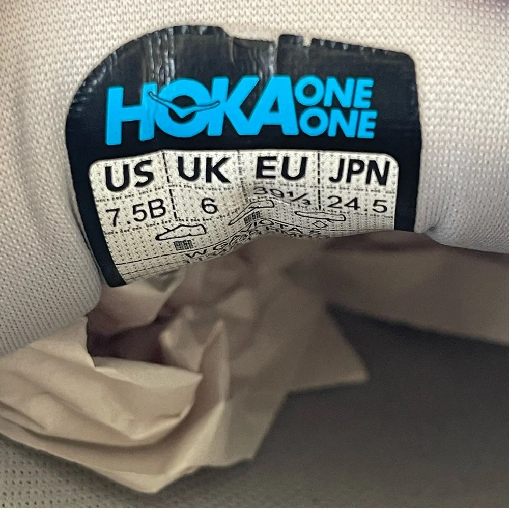 Hoka Gaviota 5 Running Shoes Light Grey Size 7.5 - Picture 8 of 8